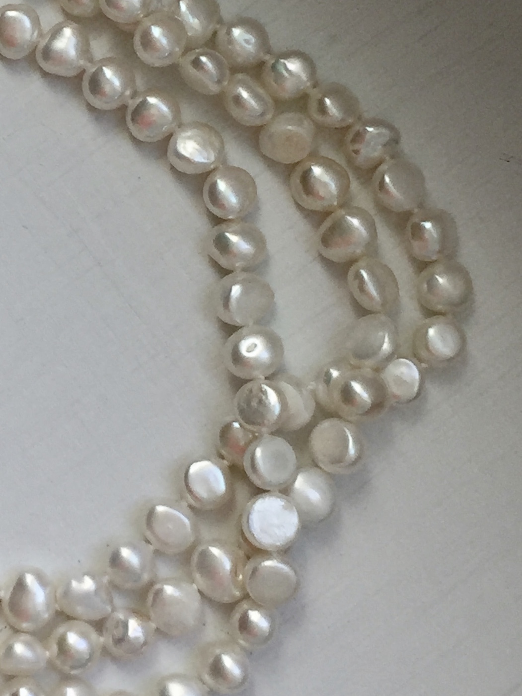 Three Strand Pearl Necklace - The Pearl Girls, Cultured Pearls